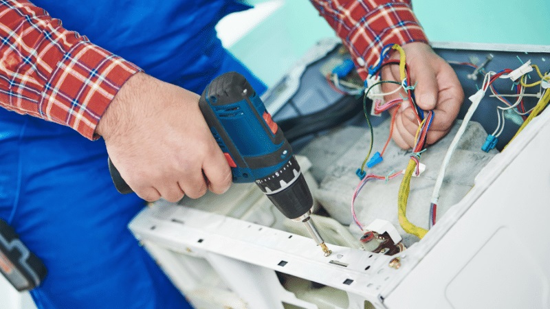 Kırkağaç İtimat İtimat çamaşır makinesi kart tamiri – Su almama arızası orijinal parça ile giderildi. - Teknik servis örneği